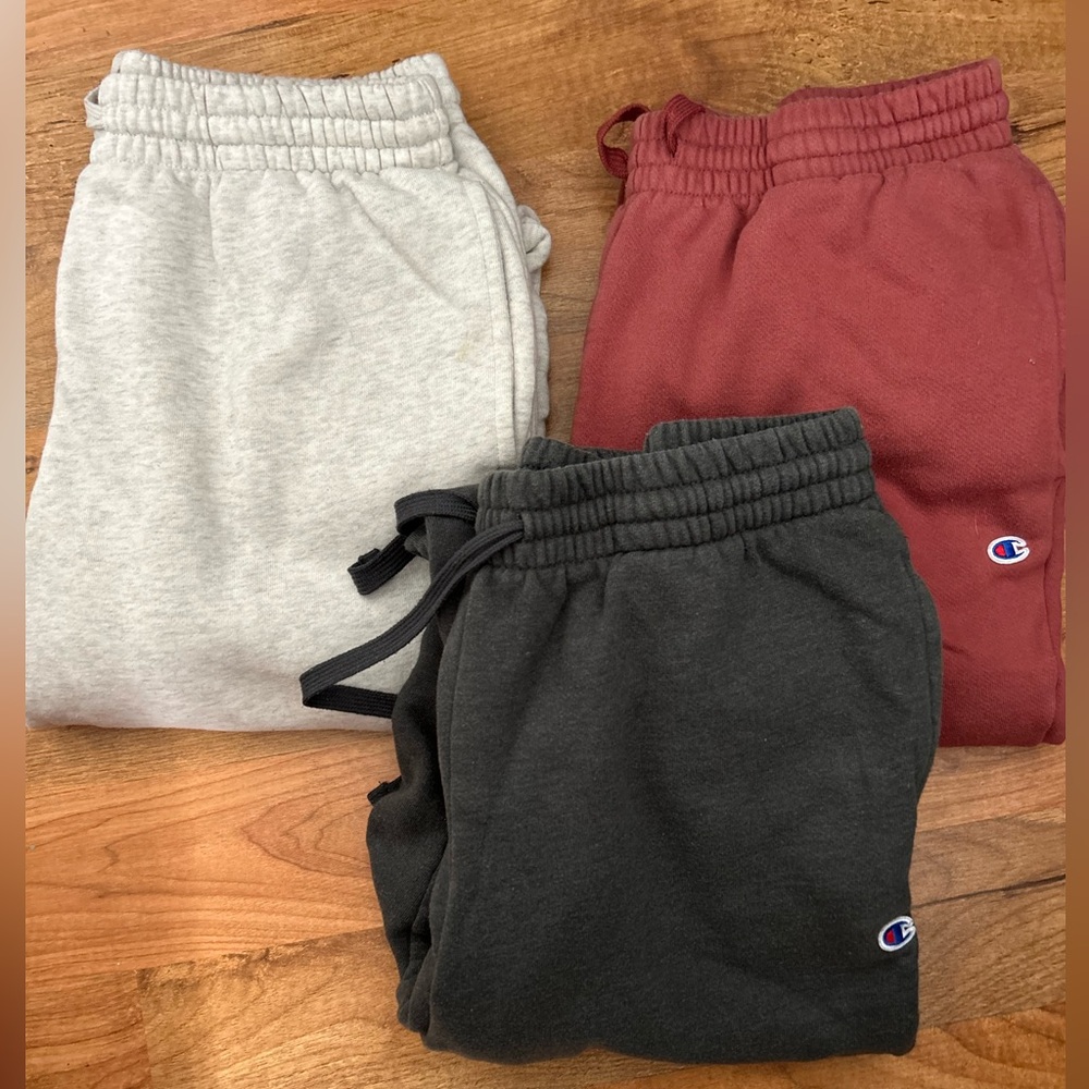Three pairs of Champion Joggers
